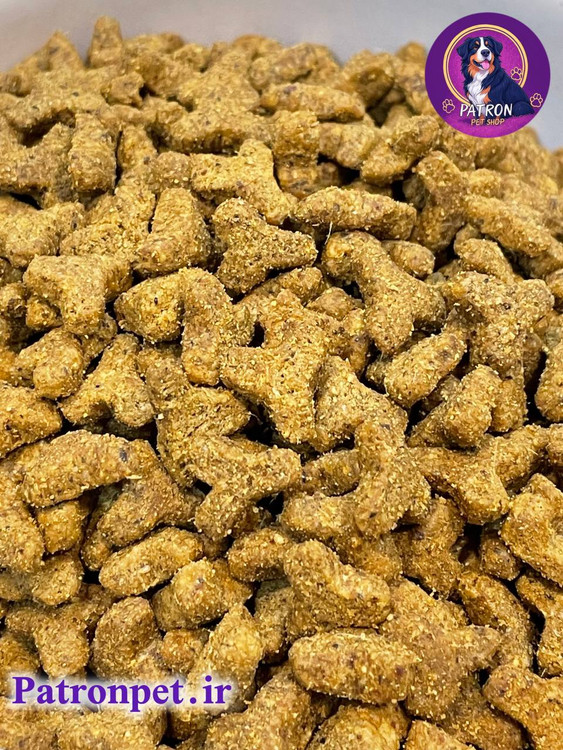 اندازه دونه غذا خشک